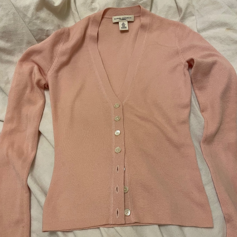 Banana Republic V-Neck Cashmere Cardigan